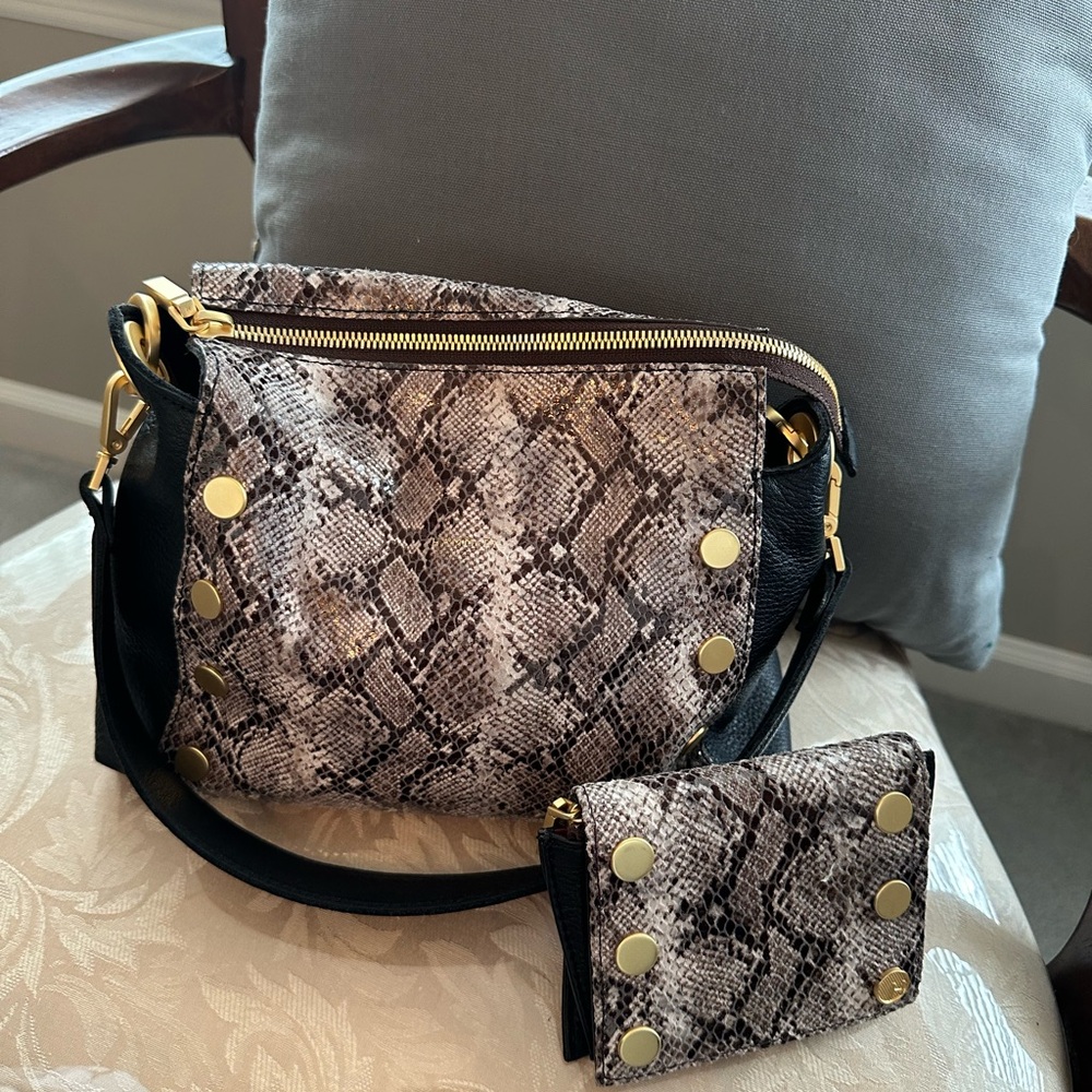 Hammitt - Bryant with Allen Wallet in Contrast Snake